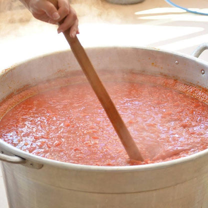 RASKATIELLI DI FARDELLA - Con sugo di pomodoro e peperoni pronto
